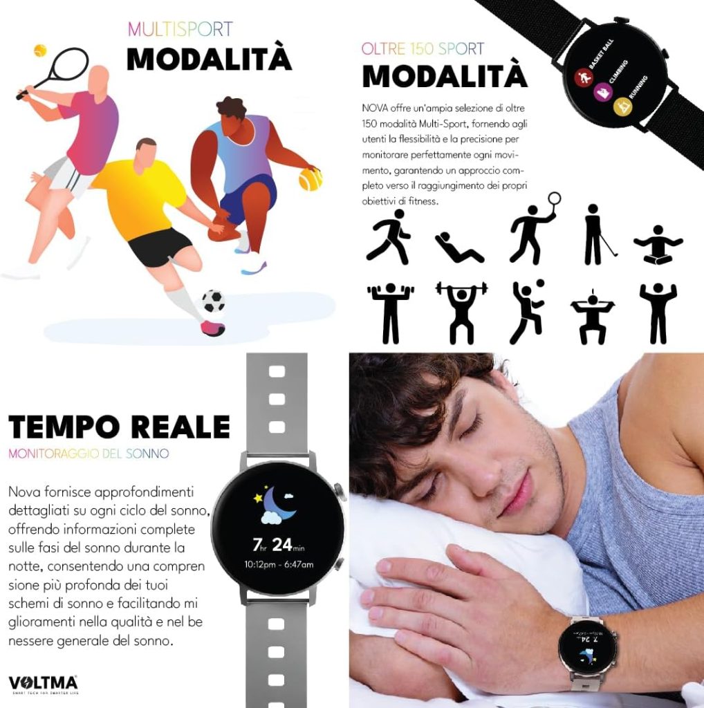 VOLTMA NOVA Smart Watch Silver