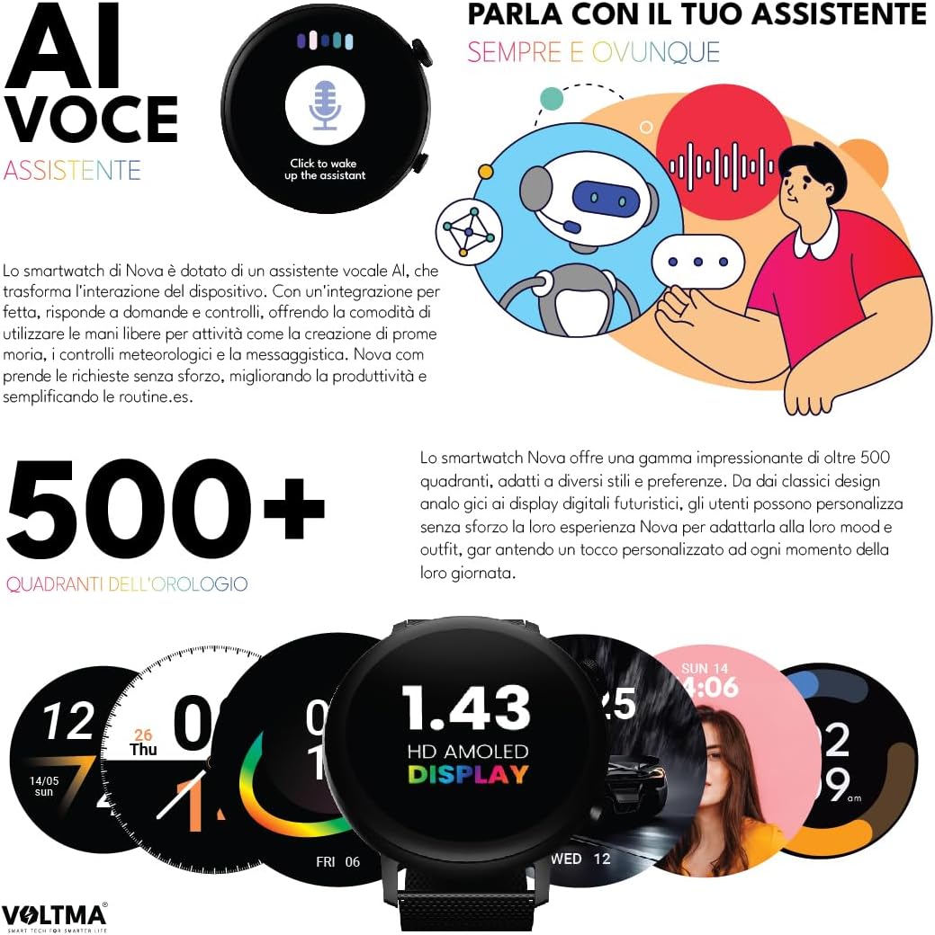 VOLTMA NOVA Smart Watch rose