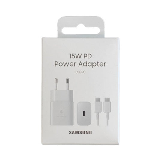 Cargador SAMSUNG 15W con cable Blanco